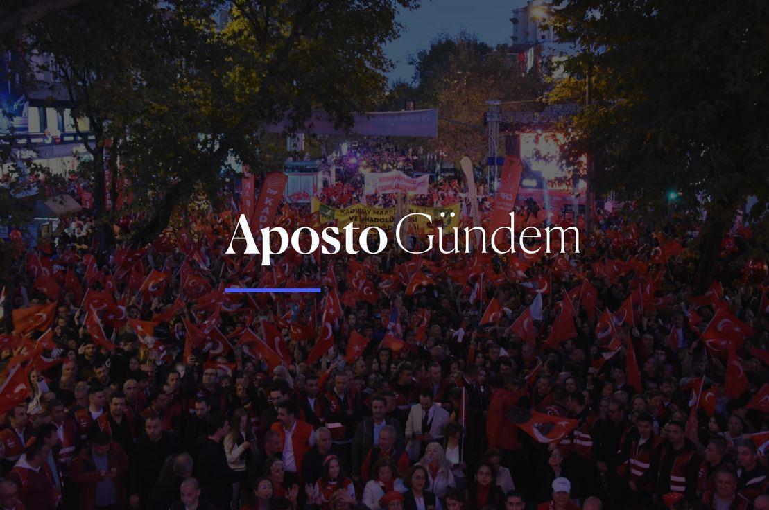 Kadıköy'de Cumhuriyet Yürüyüşü